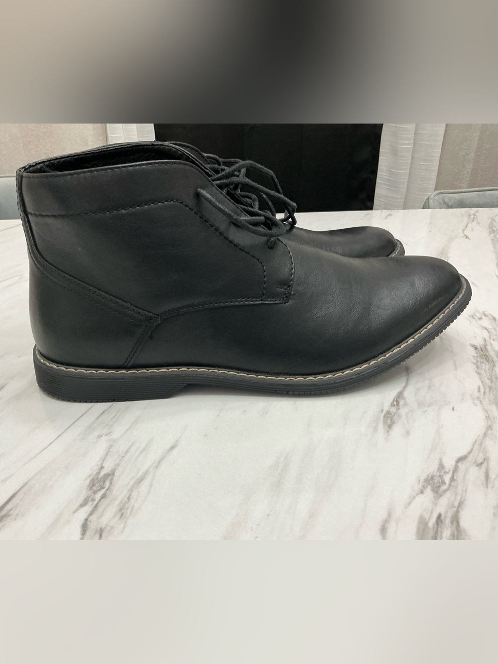 Nine West Black Leather Chukka Boots